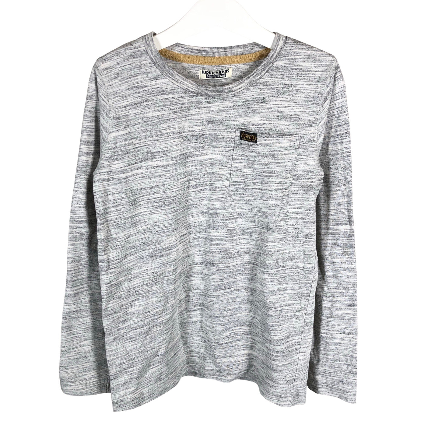 Unisex Dj Dutchjeans - Tricot shirt, size 134 - 140 - Gray (1)