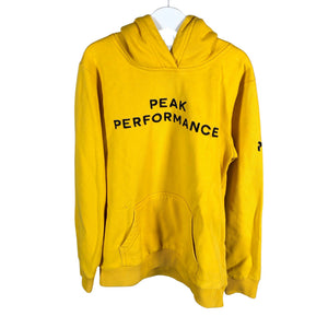 Unisex Peak Performance - Hoodie, size 146 - 152 - Yellow (1)