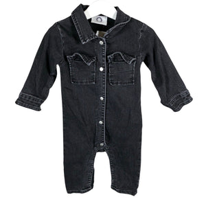Unisex I Dig Denim - Overalls, size 74 - 80 - Black (1)