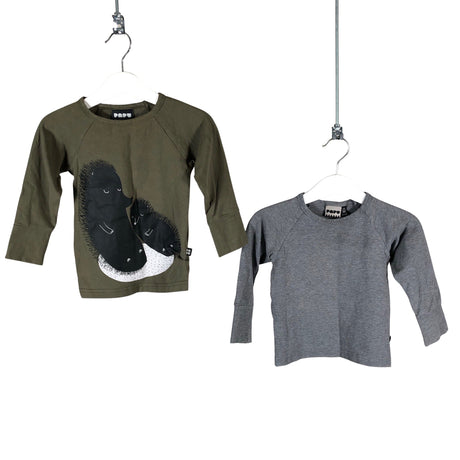 Unisex Papu - Tricot shirt, size 74 - 80 - Green ()