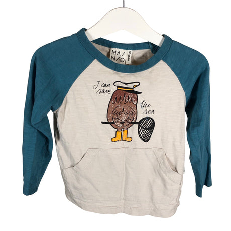 Unisex Mainio - Tricot shirt, size 86 - 92 - Gray ()