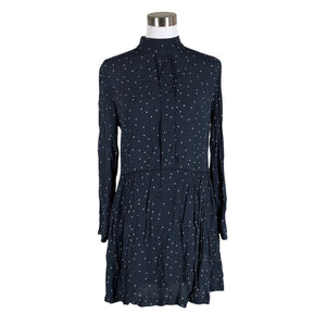 Unisex Ganni - Schiffon dress, size 38 - Blue (1)