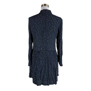 Unisex Ganni - Schiffon dress, size 38 - Blue (2)