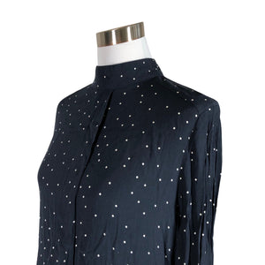 Unisex Ganni - Schiffon dress, size 38 - Blue (3)