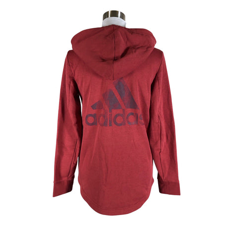 Unisex Adidas - Hoodie, size 38 - Wine red (2)