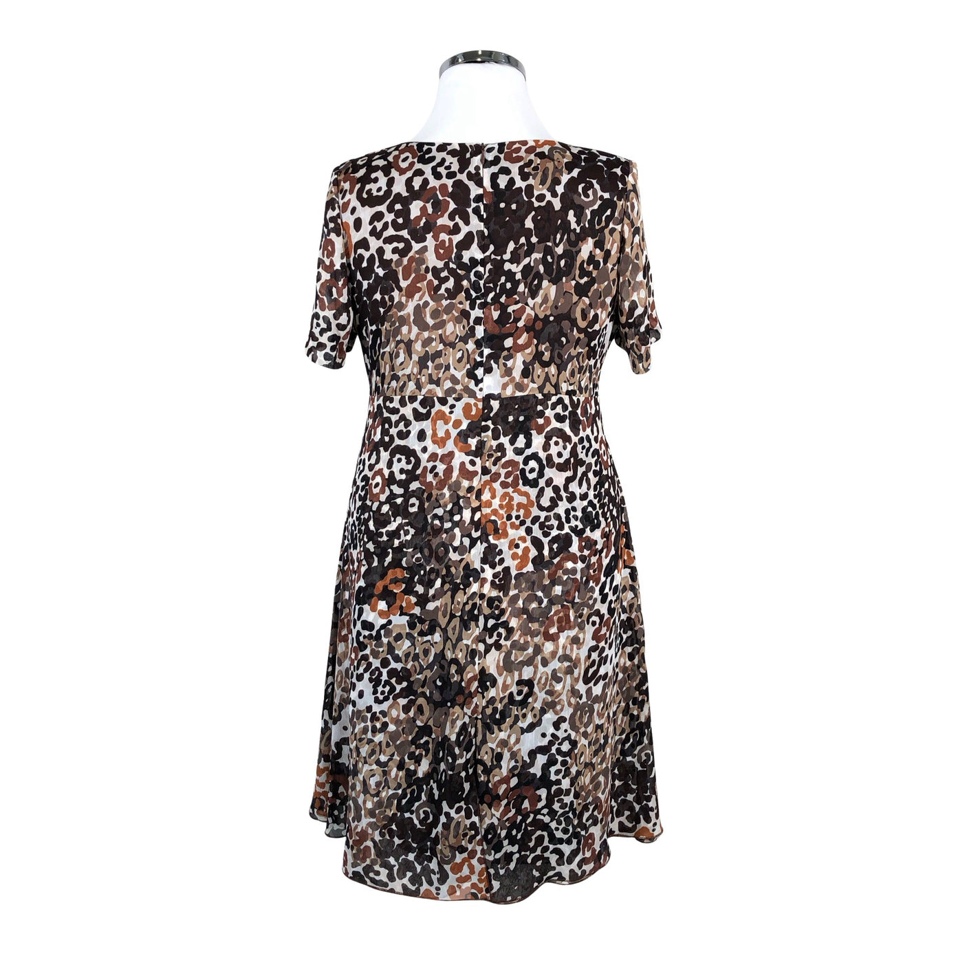 Unisex Modelia - Schiffon dress, size 42 - Brown (2)
