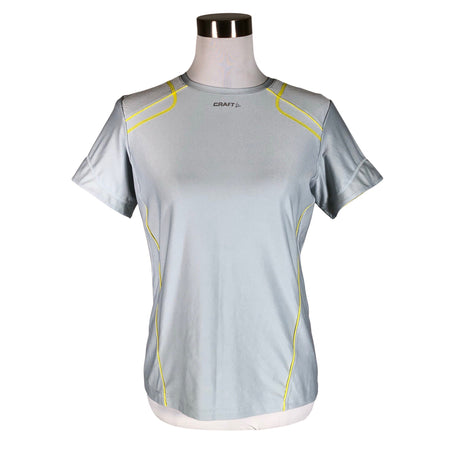 Unisex Craft - Sports shirt, short sleeve, size 40 - Light blue ()