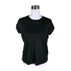Unisex Tommy Hilfiger - Short-sleeved blouse, size 36 - Black (1)