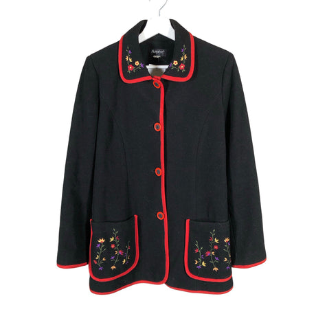 Unisex Anpere - Wool coat, size 158 - 164 - Black ()