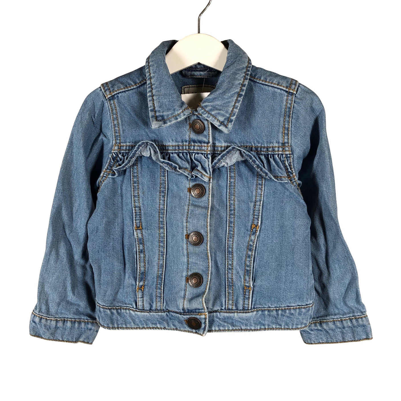 Unisex Next - Denim jacket, size 98 - 104 - Light blue (1)