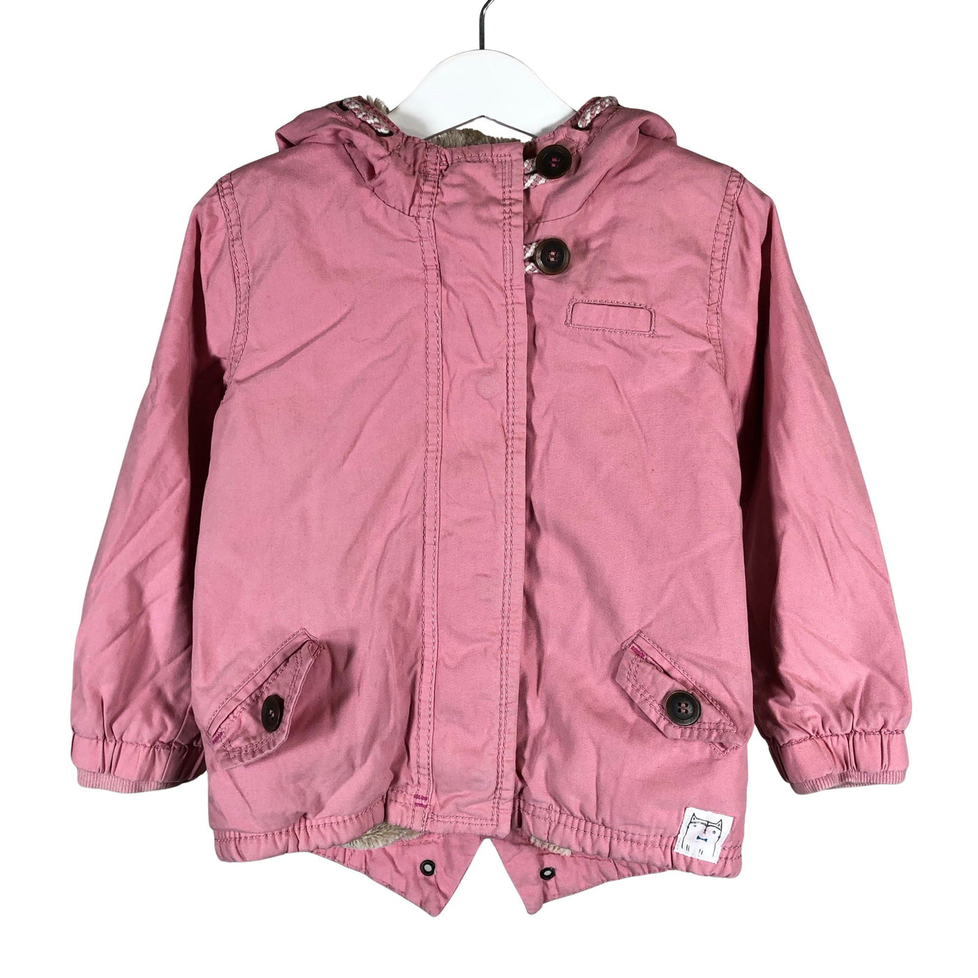 Unisex Next - Winter jacket, size 92 - 98 - Light pink (1)
