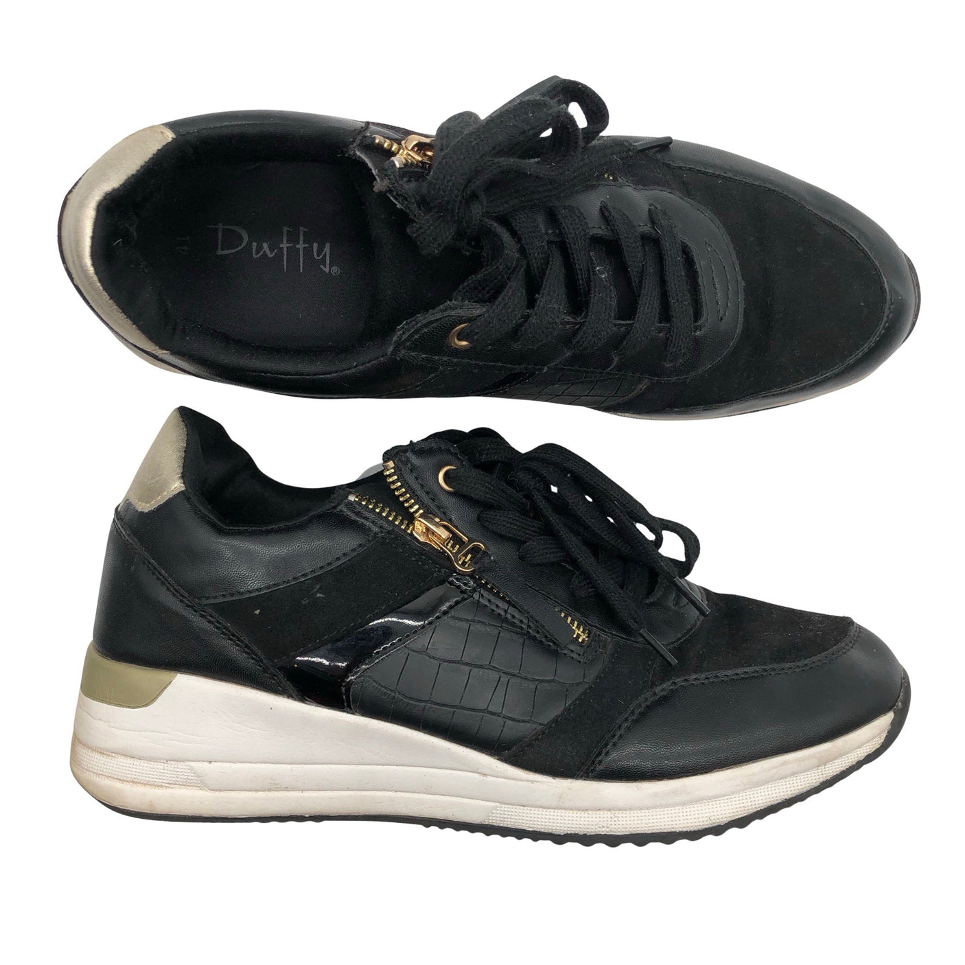 Unisex Duffy - Casual sneakers, size 41 - Black (1)