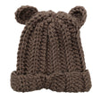 Unisex Handmade - Winter beanie, size 46 - 48 cm - Brown ()