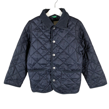 Unisex Benetton - Quilted jacket, size 104 - 110 - Blue ()