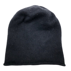 Unisex Handmade - Winter beanie, size 54 - 56 cm - Black (1)
