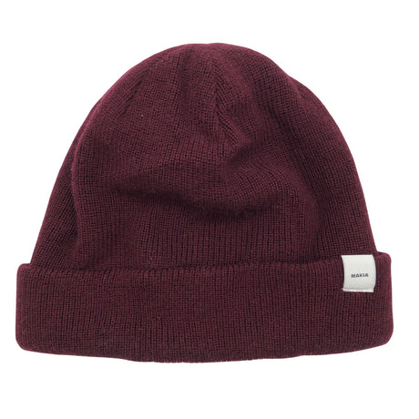 Unisex Makia - Winter beanie, size 52 - 54 cm - Wine red ()