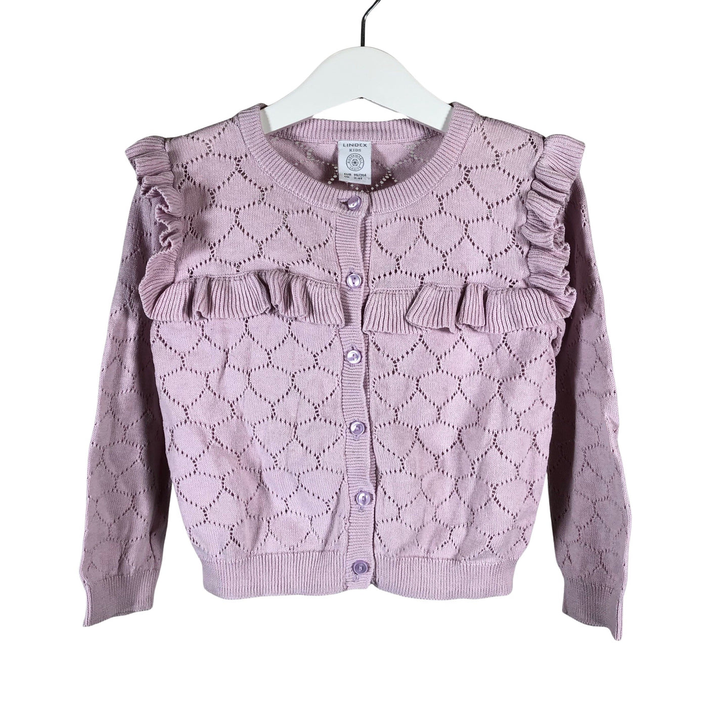 Unisex Lindex - Cardigan, size 98 - 104 - Violet (1)
