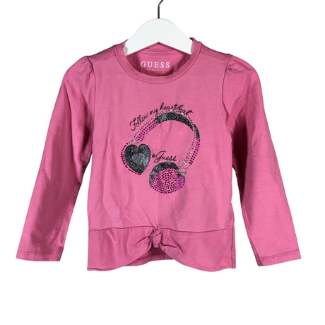 Unisex Guess - Tricot shirt, size 92 - 98 - Light pink ()
