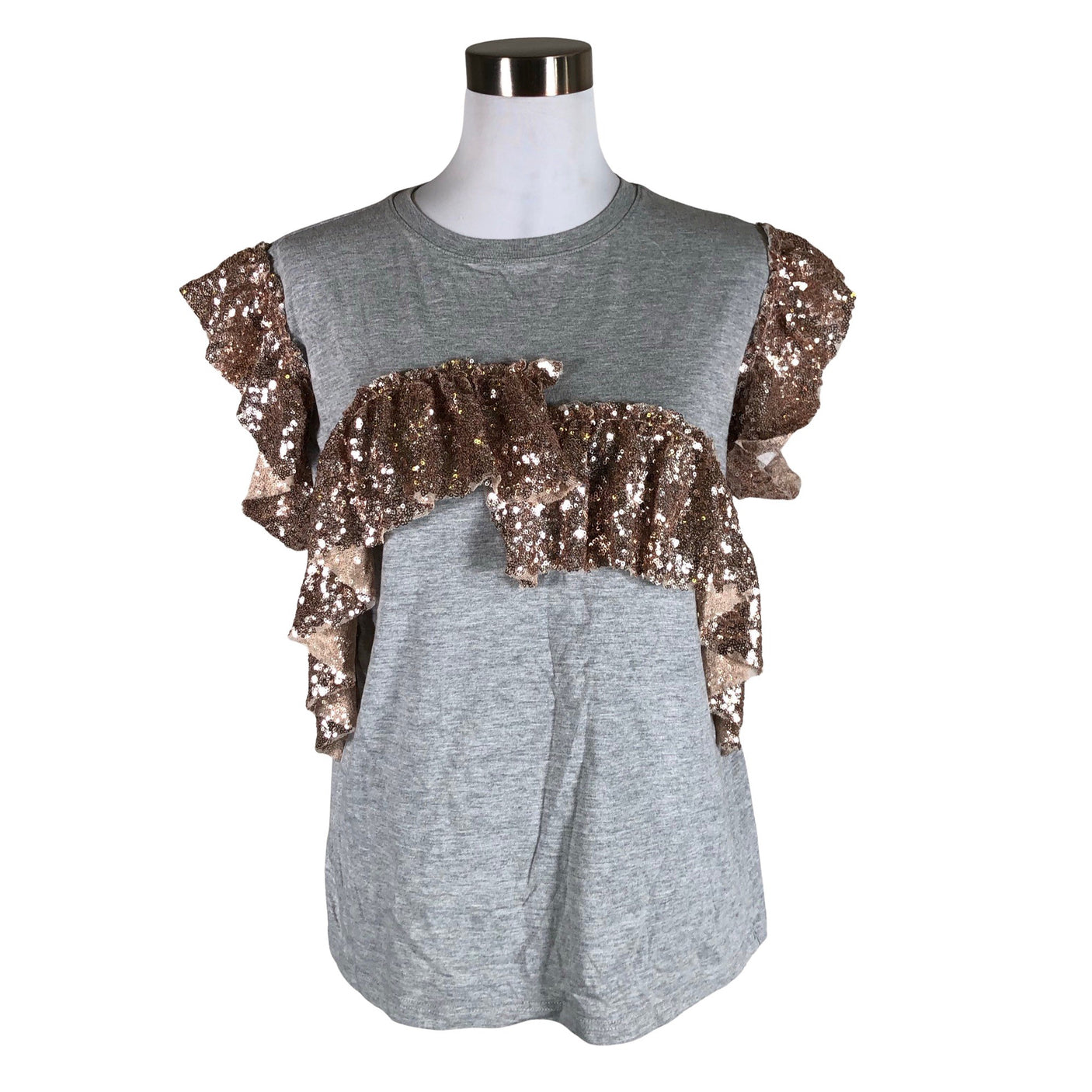 Unisex River Island - T-shirt, size 38 - Gray (1)