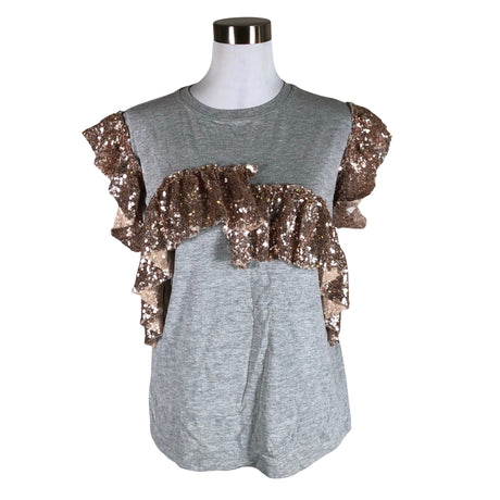 Unisex River Island - T-shirt, size 38 - Gray ()