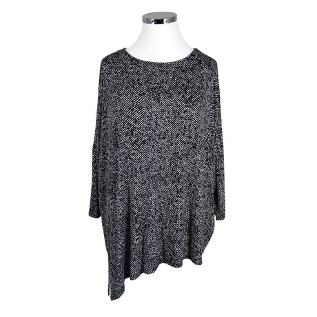 Unisex Cut & Pret - Tricot tunic, size 48 - White ()