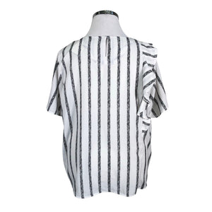 Unisex Marks&Spencer - Short-sleeved blouse, size 50 - White (2)