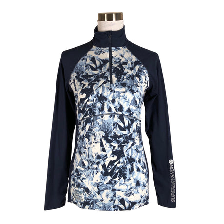 Unisex Superdry - Sports shirt, long sleeve, size 36 - Blue ()