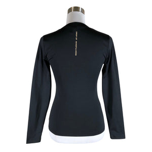 Unisex DOM - Sports shirt, long sleeve, size 36 - Black (2)