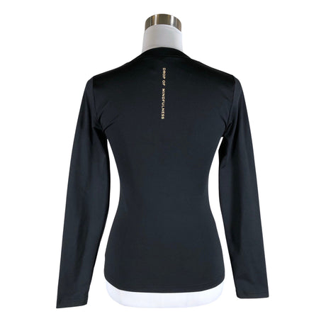 Unisex DOM - Sports shirt, long sleeve, size 36 - Black (2)