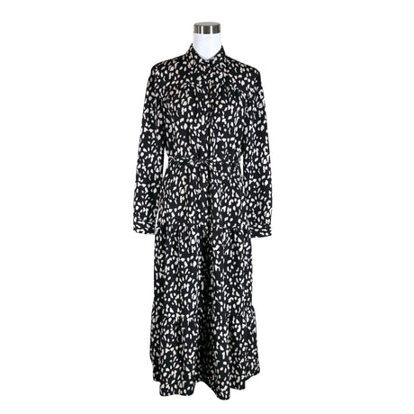 Unisex Topshop - Schiffon dress, size 38 - Black ()
