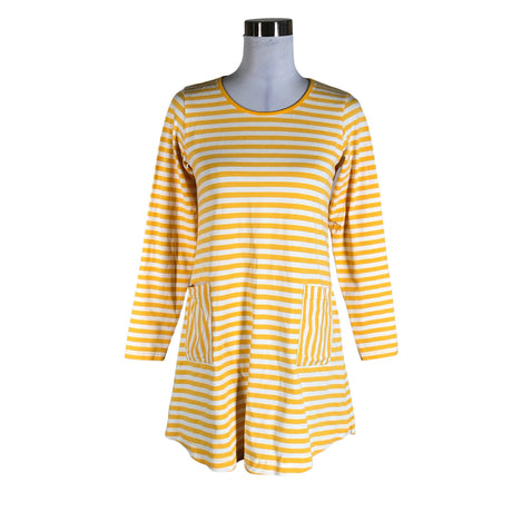 Unisex NOSH - Tricot tunic, size 34 - Yellow ()
