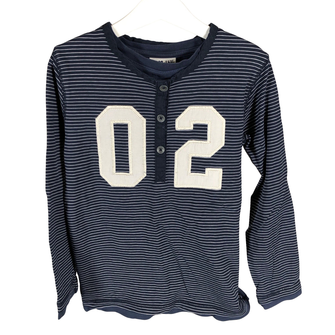 Unisex POMPdeLUX - Tricot shirt, size 116 - 122 - Blue (1)