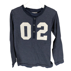 Unisex POMPdeLUX - Tricot shirt, size 116 - 122 - Blue (1)