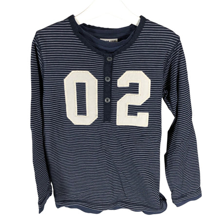 Unisex POMPdeLUX - Tricot shirt, size 116 - 122 - Blue ()