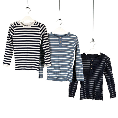 Unisex POMPdeLUX - Tricot shirt, size 110 - 116 - Blue ()