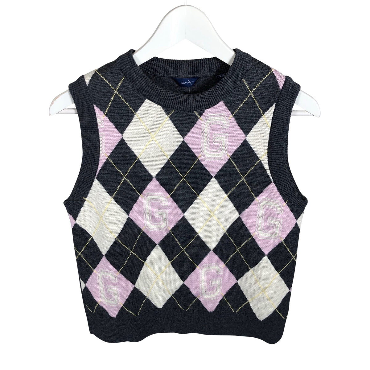 Unisex Gant - Knit vest, size 158 - 164 - Gray (1)