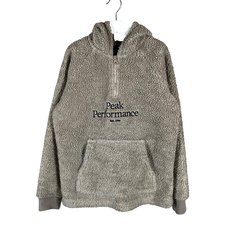 Unisex Peak Performance - Fleece shirt, size 146 - 152 - Brown ()