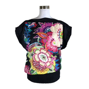 Unisex Desigual - Short-sleeved blouse, size 40 - Black (1)