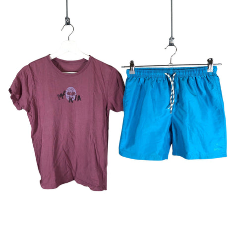 Unisex Makia - T-shirt, size 152 - 158 - Wine red ()