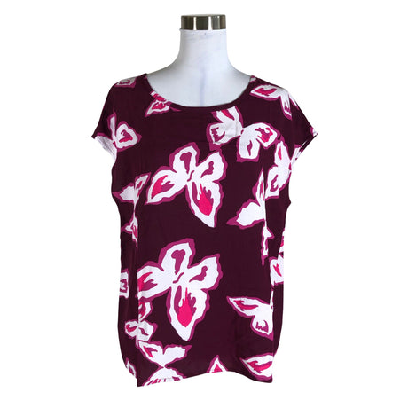 Unisex Cecil - Short-sleeved blouse, size 38 - Wine red ()