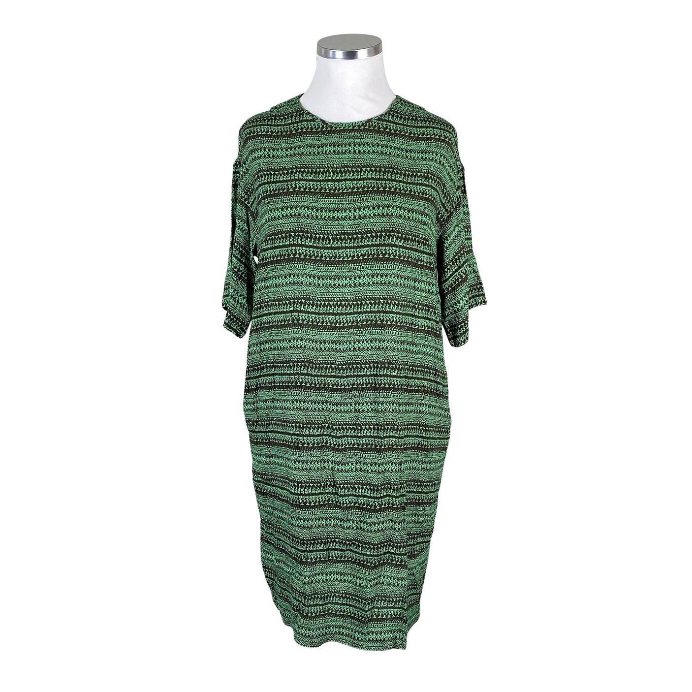 Unisex Marimekko - Schiffon dress, size 46 - Green (1)