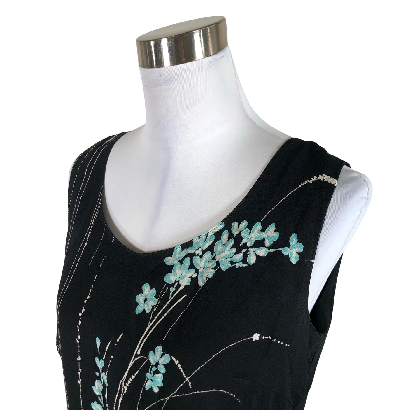 Unisex Shenina - Schiffon dress, size 36 - Black (3)