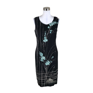 Unisex Shenina - Schiffon dress, size 36 - Black (1)
