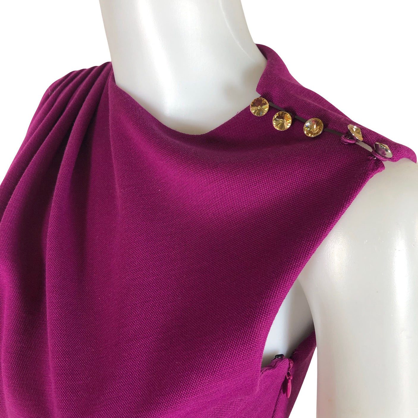 Unisex Ted Baker - Sheath dress, size 34 - Violet (3)