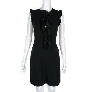 Unisex Ted Baker - Schiffon dress, size 36 - Black (1)