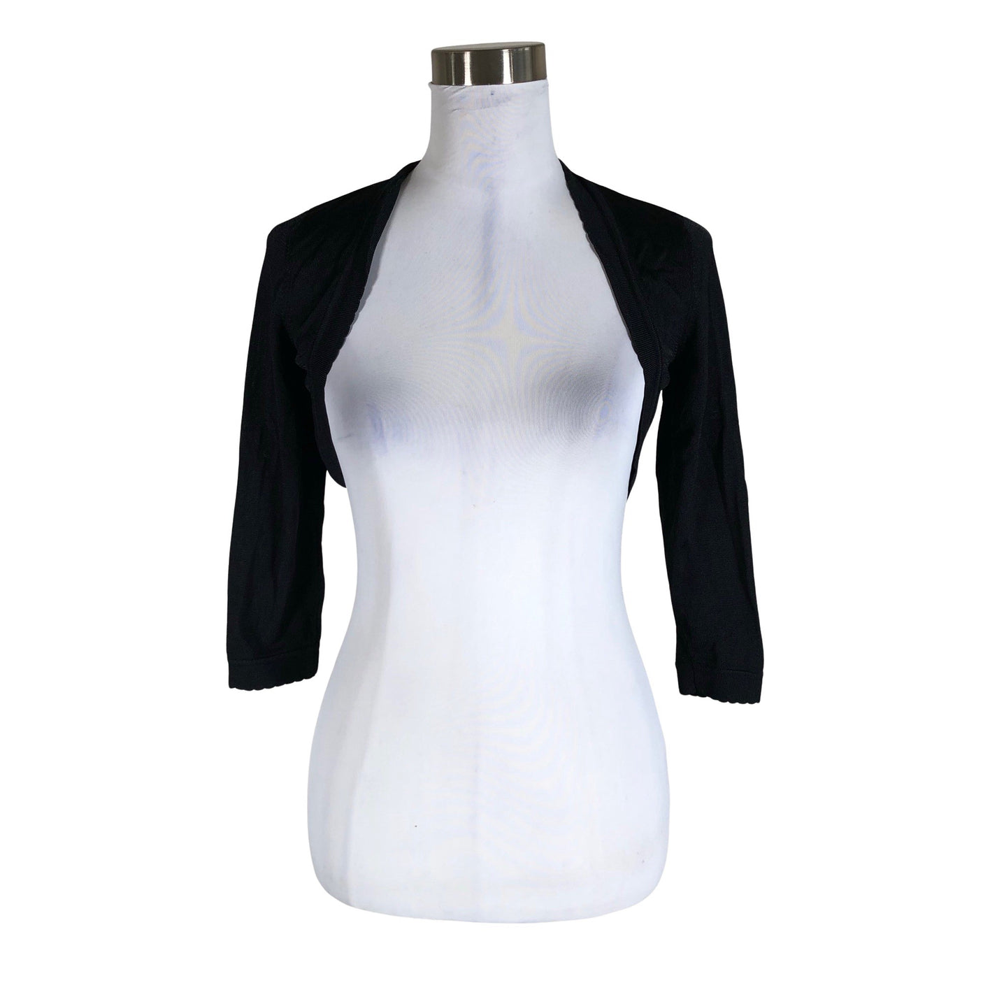 Unisex Esprit - Knit bolero jacket, size 36 - Black (1)