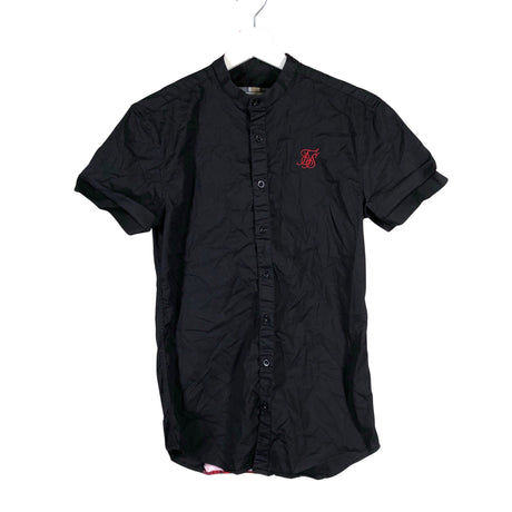 Unisex Siksilk - Collared shirt, size XS - Black ()