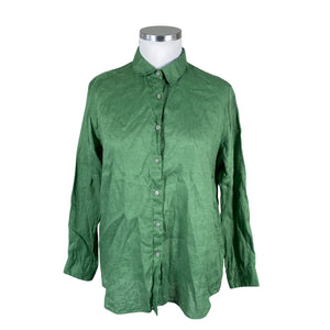 Unisex Uniqlo - Collared shirt, size 42 - Green (1)