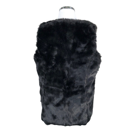 Unisex Luhta - Faux fur vest, size 44 - Black (2)