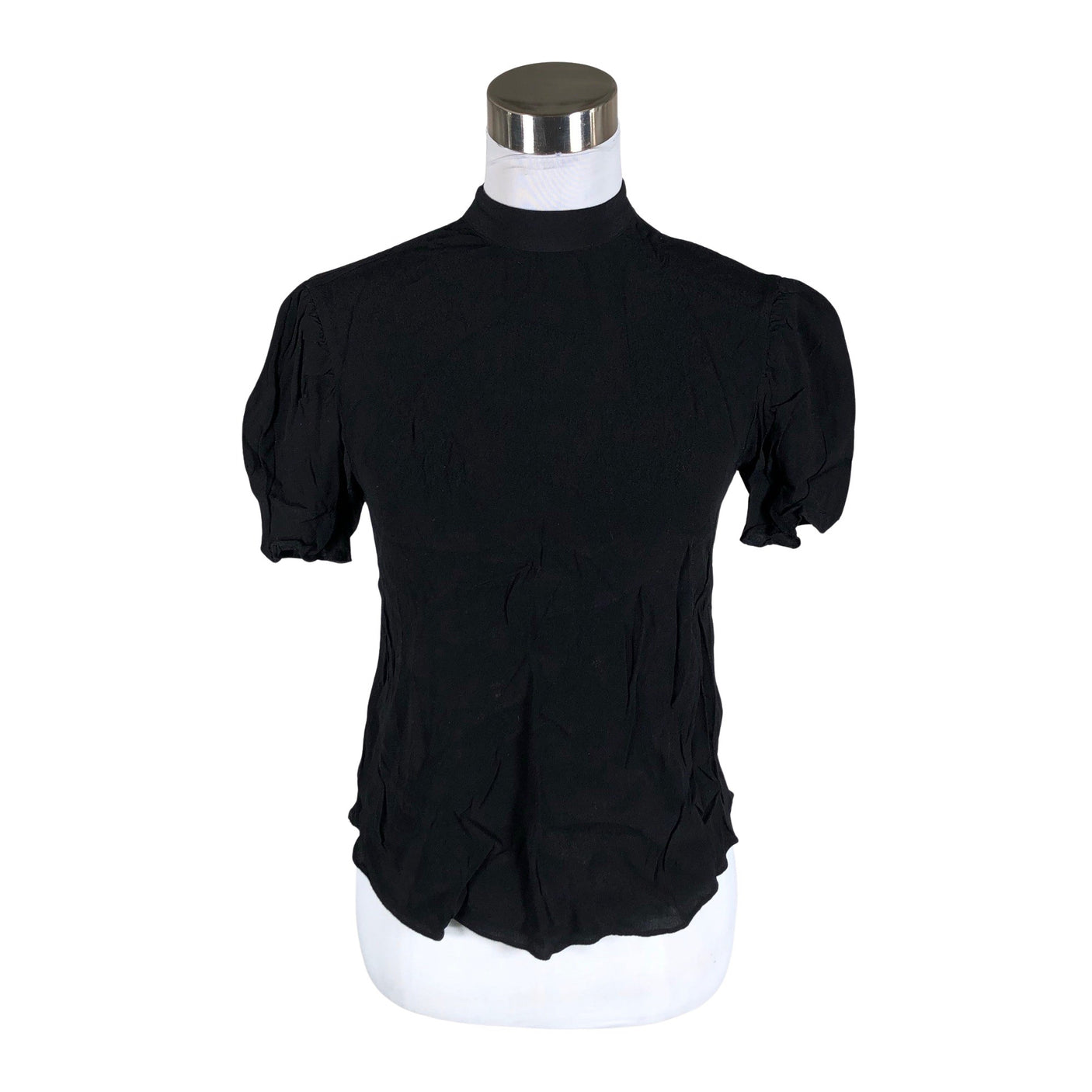 Unisex &Other Stories - Short-sleeved blouse, size 34 - Black (1)